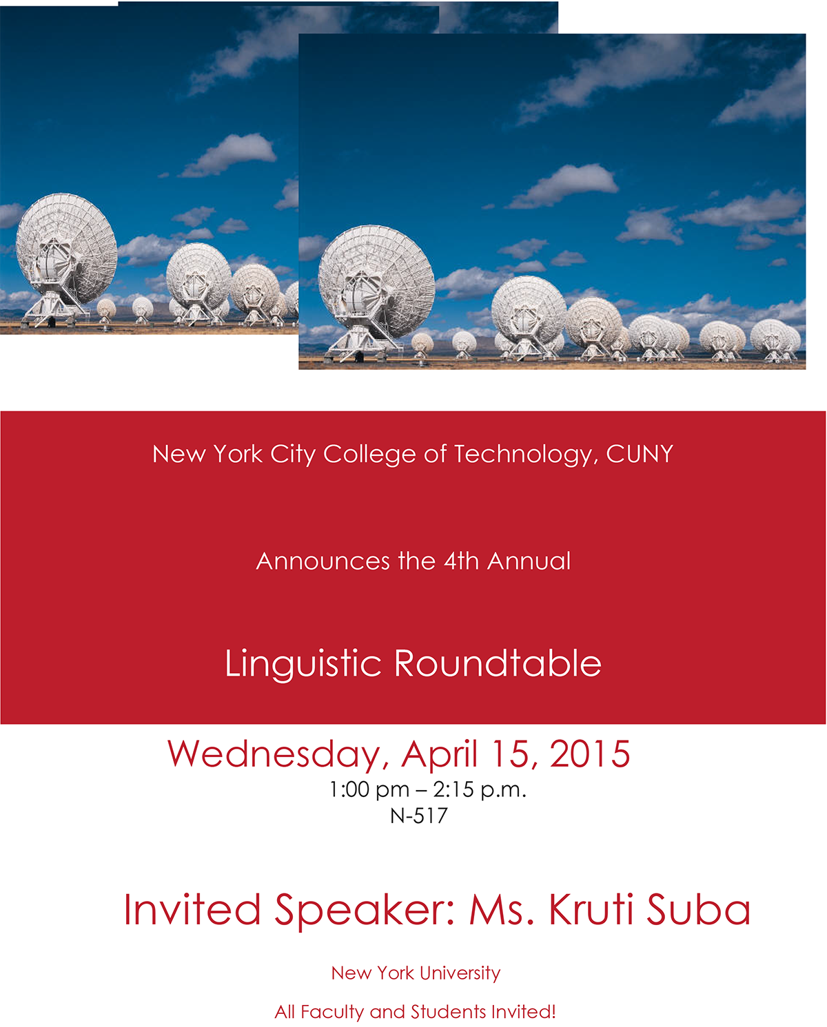 Linguistic Roundtable 1